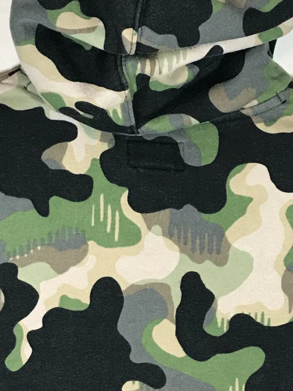 Converse Kid's Small 8-10 Camouflage Long Sleeve Hoodie Sweatshirt